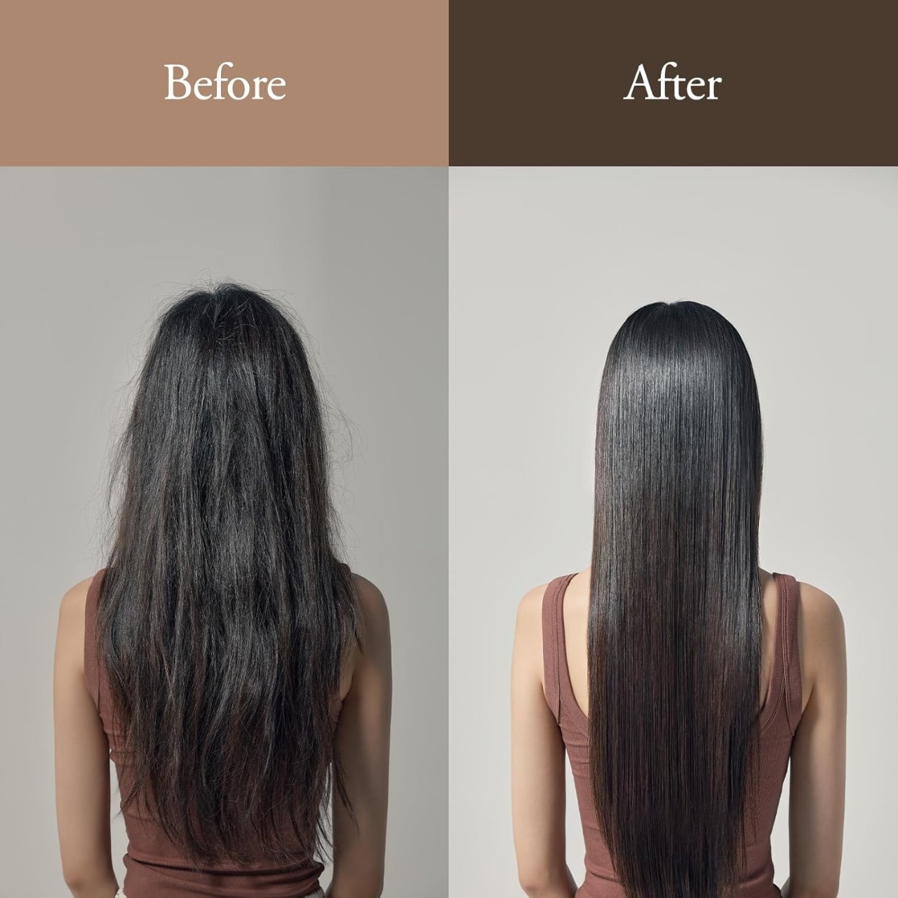 Customer using Longtake shampoo